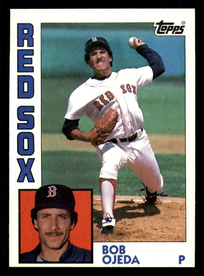 1984 Topps #162 Bob Ojeda EX Excellent Boston Red Sox Baseball Card - Baseball Card Single