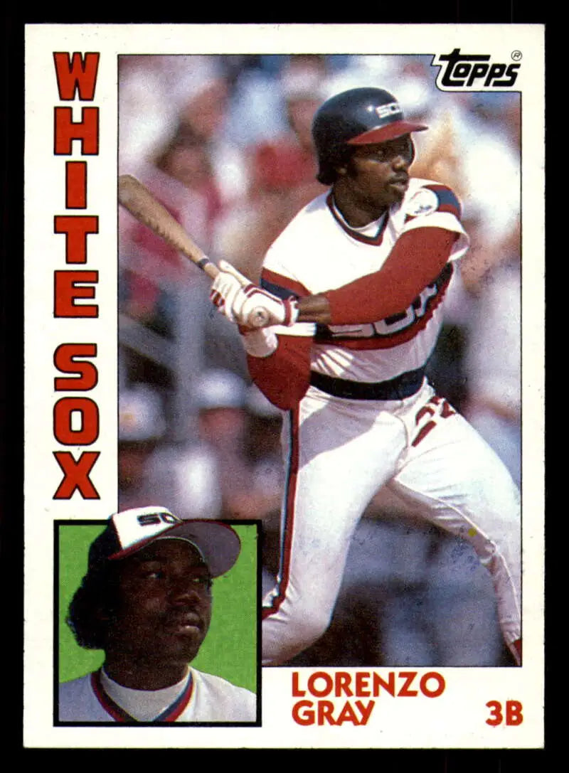 1984 Topps #163 Lorenzo Gray EX Excellent RC Rookie Chicago White Sox Baseball Card - Baseball Card Single