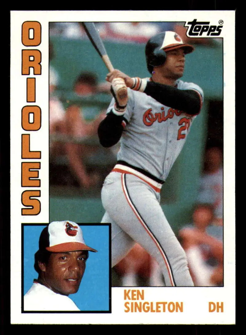 1984 Topps #165 Ken Singleton EX Excellent Baltimore Orioles Baseball Card - Baseball Card Single