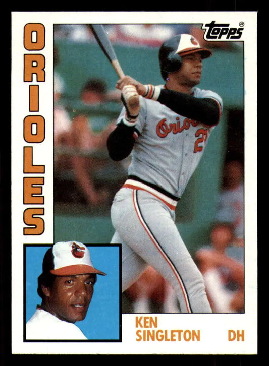 1984 Topps #165 Ken Singleton EX Excellent Baltimore Orioles Baseball Card - Baseball Card Single