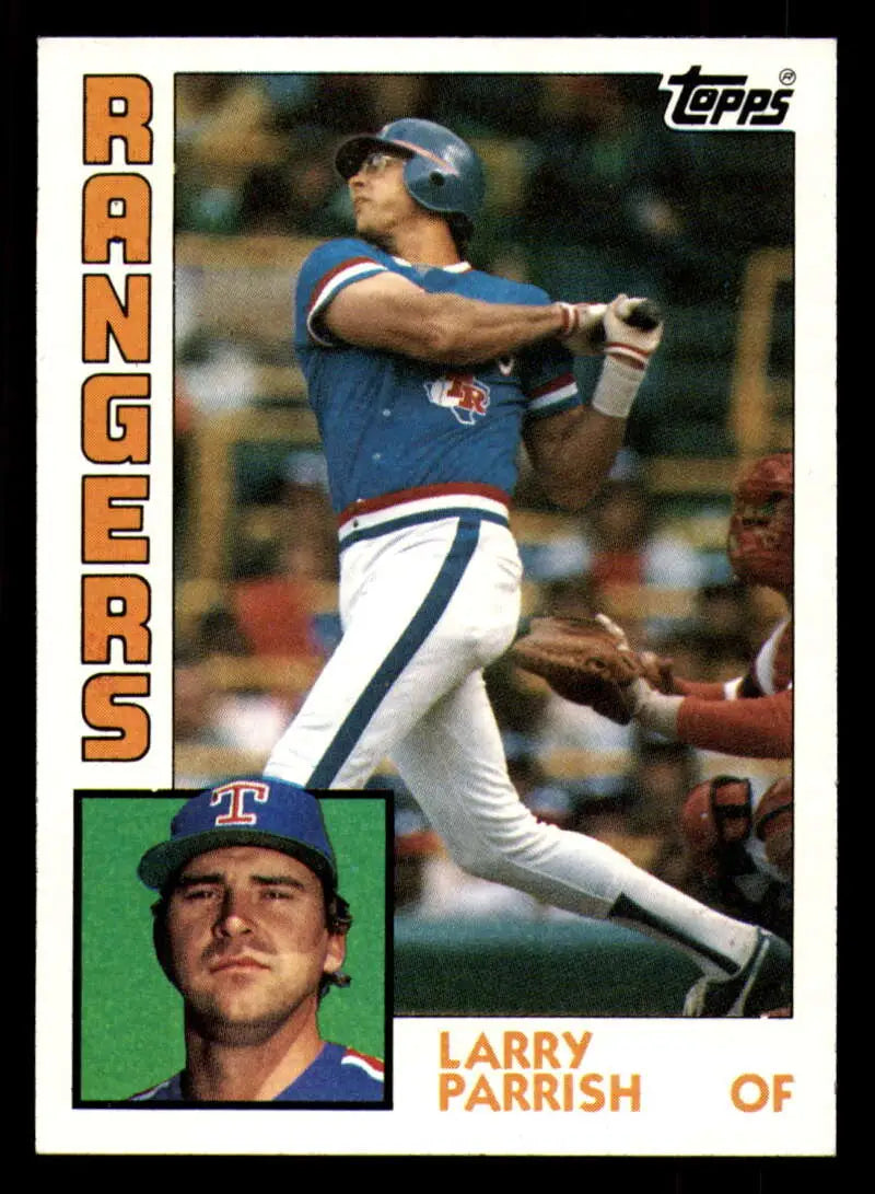 1984 Topps #169 Larry Parrish EX Excellent Texas Rangers Baseball Card - Baseball Card Single