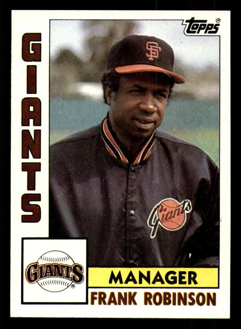 1984 Topps #171 Frank Robinson EX Excellent San Francisco Giants Baseball Card - Baseball Card Single
