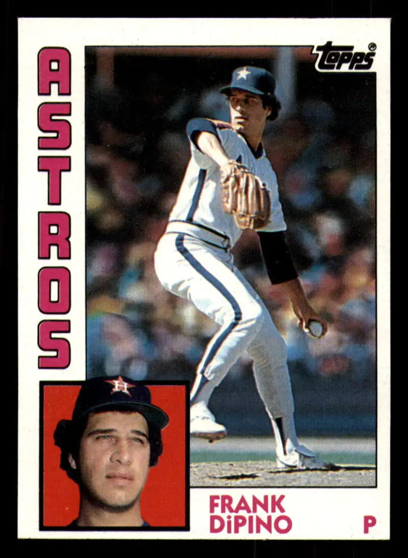 1984 Topps #172 Frank DiPino EX Excellent Houston Astros Baseball Card - Baseball Card Single