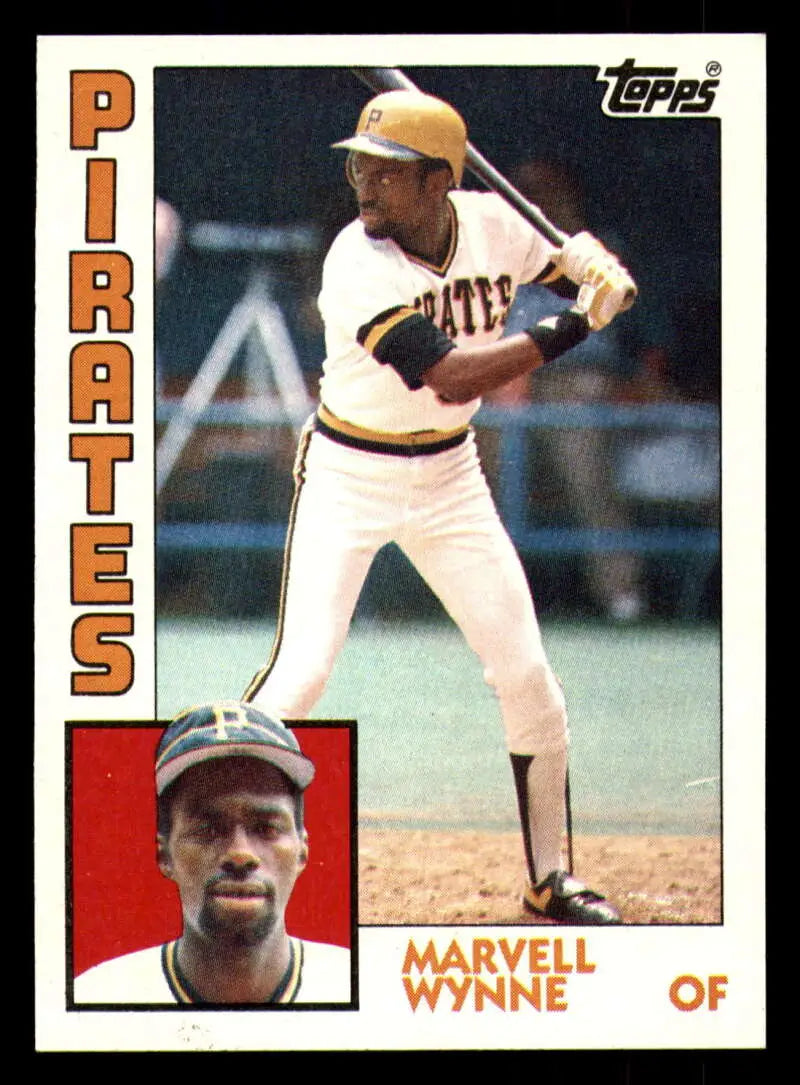 1984 Topps #173 Marvell Wynne EX Excellent Pittsburgh Pirates Baseball Card - Baseball Card Single
