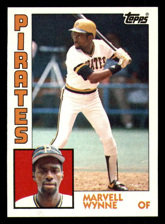 1984 Topps #173 Marvell Wynne EX Excellent Pittsburgh Pirates Baseball Card - Baseball Card Single