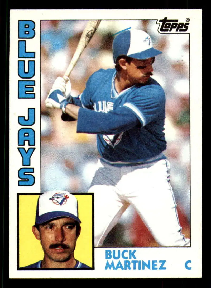 1984 Topps #179 Buck Martinez EX Excellent Toronto Blue Jays Baseball Card - Baseball Card Single
