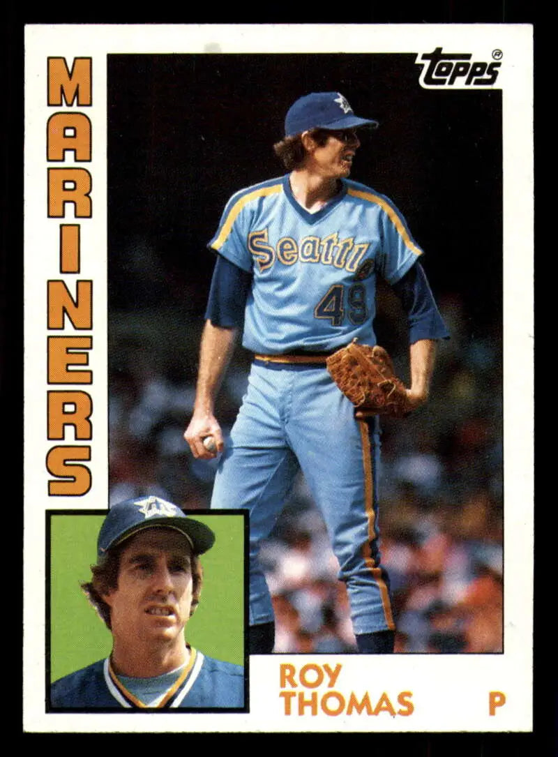 1984 Topps #181 Roy Thomas EX Excellent Seattle Mariners Baseball Card - Baseball Card Single