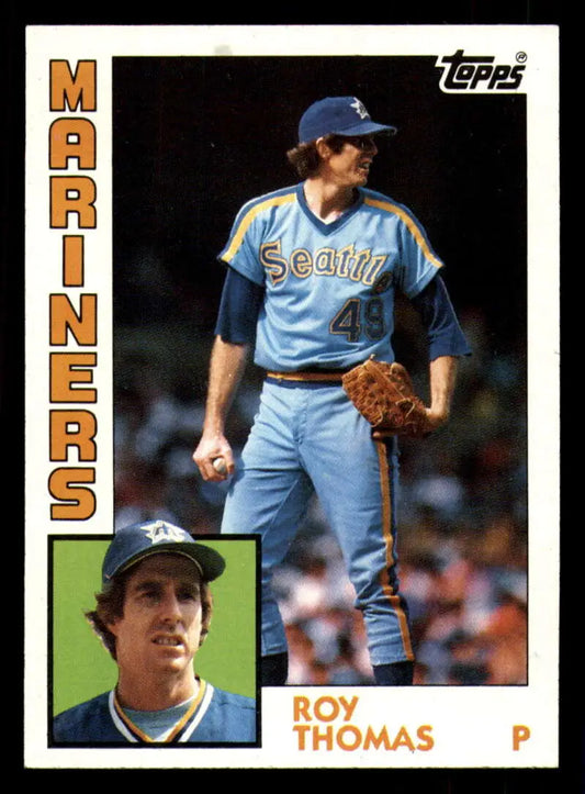1984 Topps #181 Roy Thomas EX Excellent Seattle Mariners Baseball Card - Baseball Card Single
