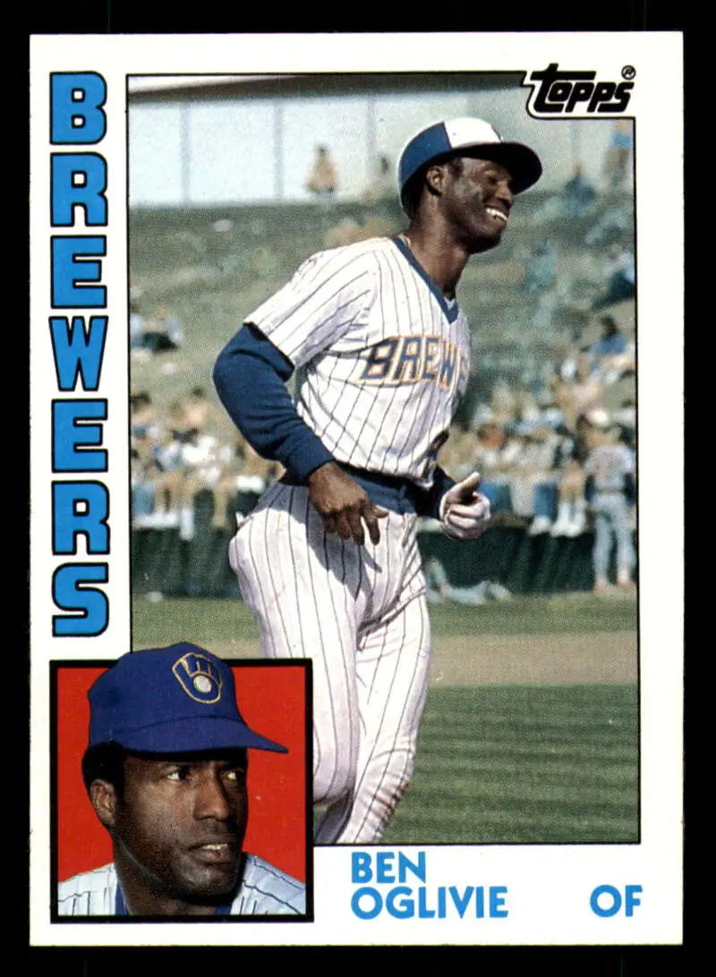 1984 Topps #190 Ben Oglivie EX Excellent Milwaukee Brewers Baseball Card - Baseball Card Single