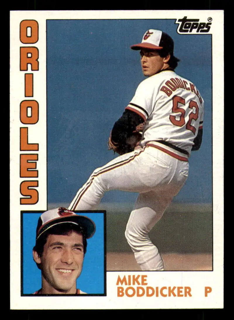 1984 Topps #191 Mike Boddicker NM Near Mint Orioles ID:82335 - Baseball Card Single