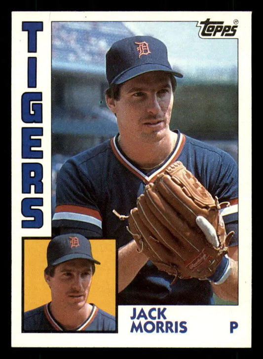 1984 Topps #195 Jack Morris EX Excellent Detroit Tigers Baseball Card - Baseball Card Single