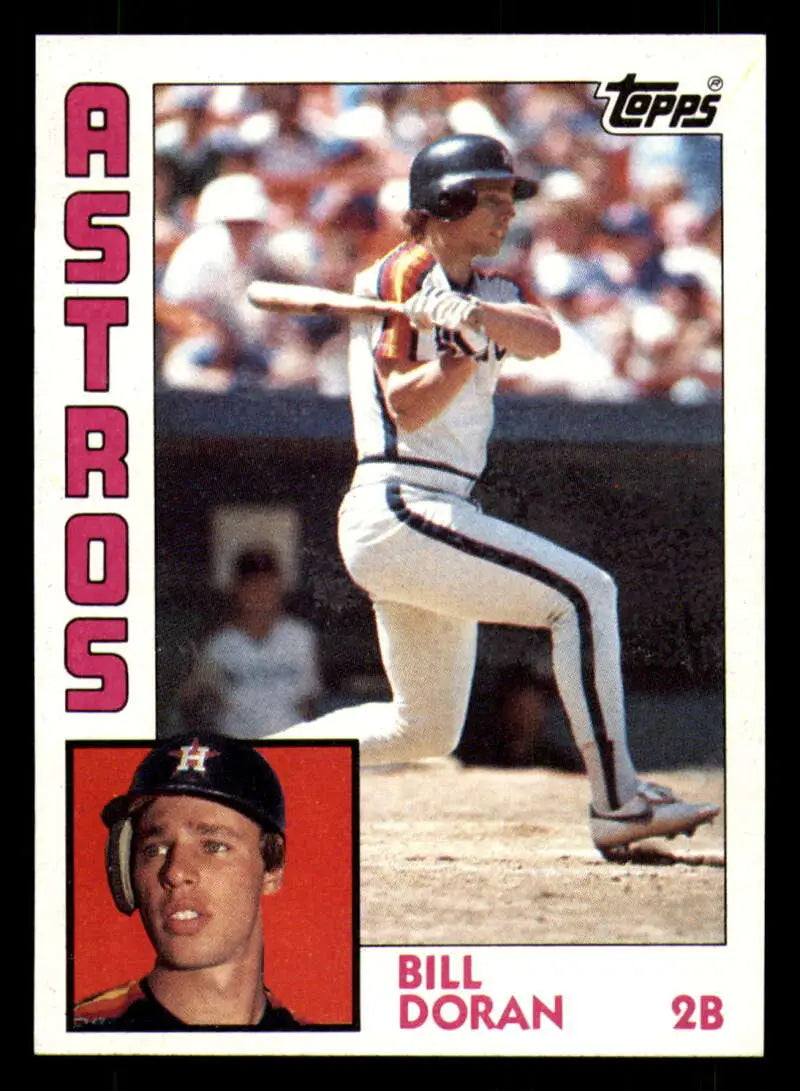 1984 Topps #198 Bill Doran EX Excellent RC Rookie Houston Astros Baseball Card - Baseball Card Single