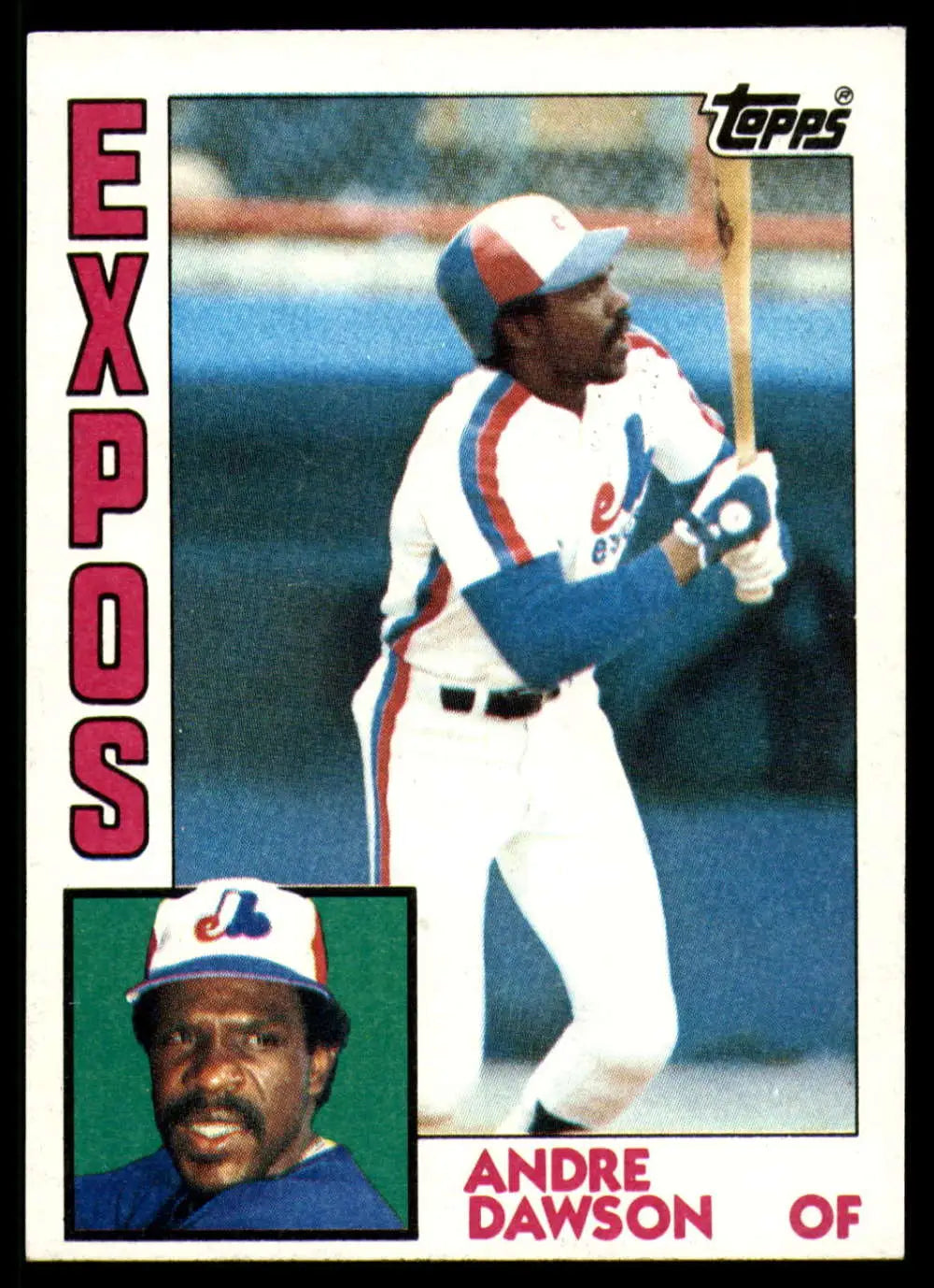 1984 Topps #200 Andre Dawson EX Excellent Montreal Expos Baseball Card - Baseball Card Single
