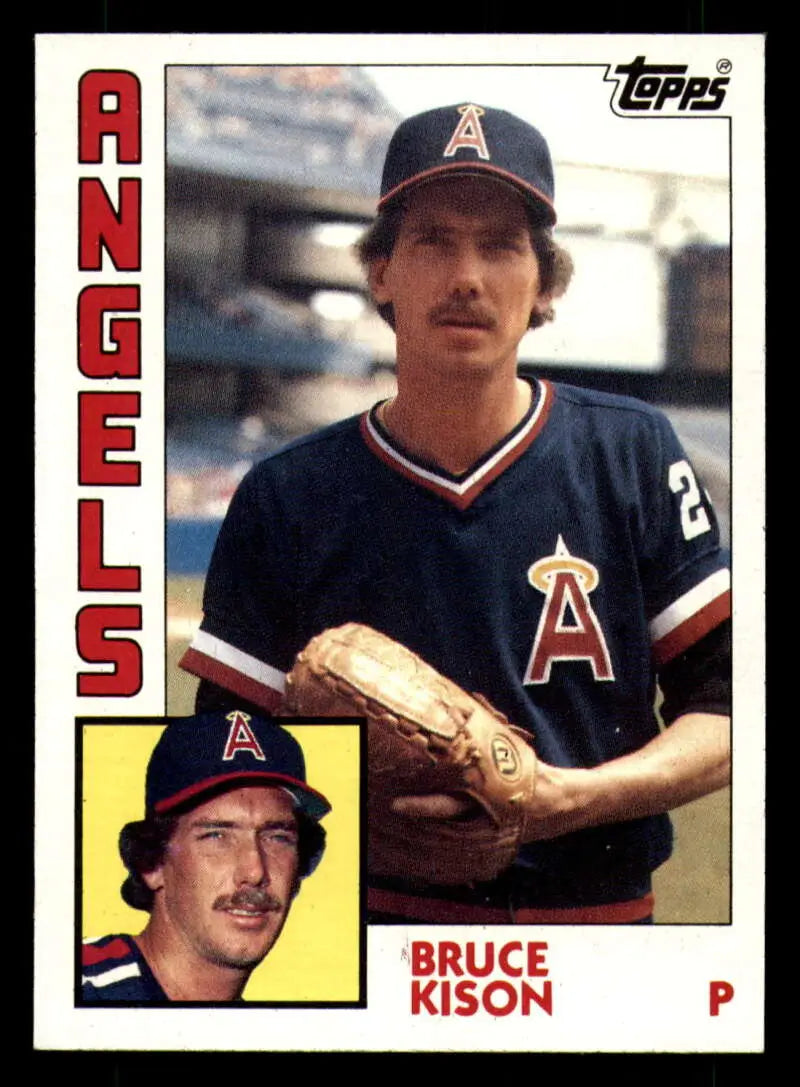 1984 Topps #201 Bruce Kison EX Excellent California Angels Baseball Card - Baseball Card Single