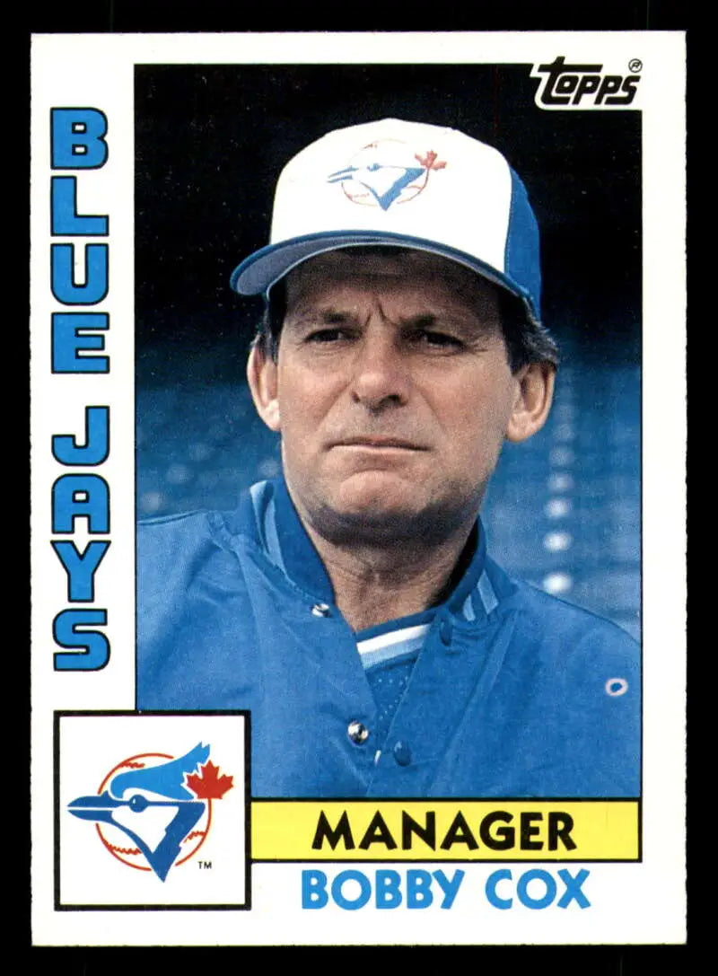 1984 Topps #202 Bobby Cox EX Excellent Toronto Blue Jays Baseball Card