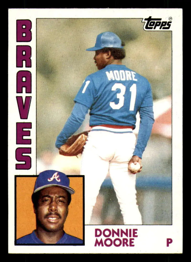 1984 Topps #207 Donnie Moore EX Excellent Atlanta Braves Baseball Card - Baseball Card Single