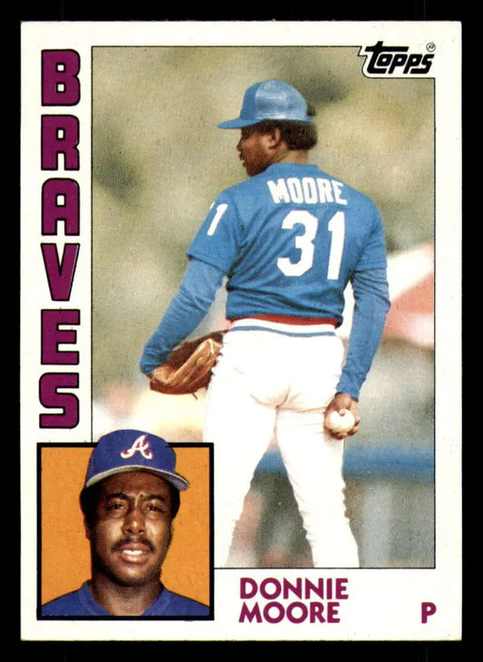 1984 Topps #207 Donnie Moore EX Excellent Atlanta Braves Baseball Card - Baseball Card Single