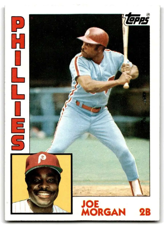 1984 Topps #210 Joe Morgan EX Excellent Philadelphia Phillies Baseball Card - Baseball Card Single