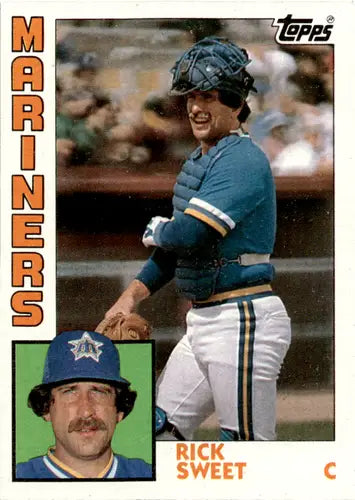 1984 Topps #211 Rick Sweet NM Near Mint Mariners ID:45976 - Baseball Card Single