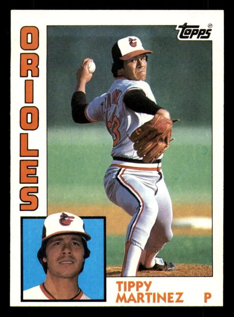 1984 Topps #215 Tippy Martinez EX Excellent Baltimore Orioles Baseball Card - Baseball Card Single
