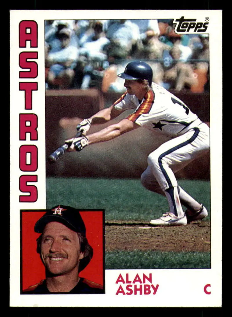 1984 Topps #217 Alan Ashby EX Excellent Houston Astros Baseball Card - Baseball Card Single