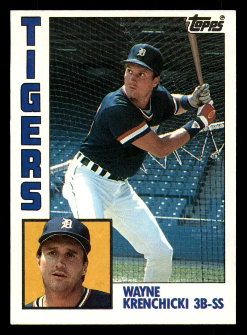 1984 Topps #223 Wayne Krenchicki EX Excellent Detroit Tigers Baseball Card - Baseball Card Single