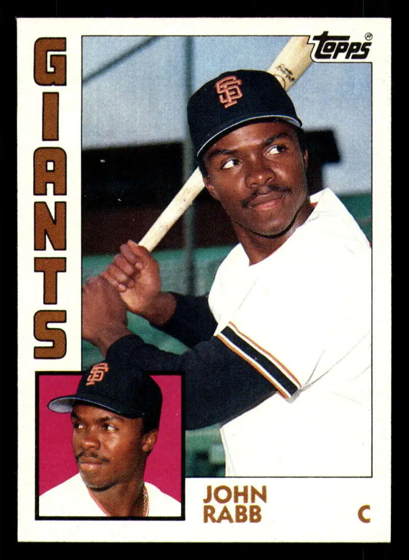 1984 Topps #228 John Rabb EX Excellent San Francisco Giants Baseball Card - Baseball Card Single