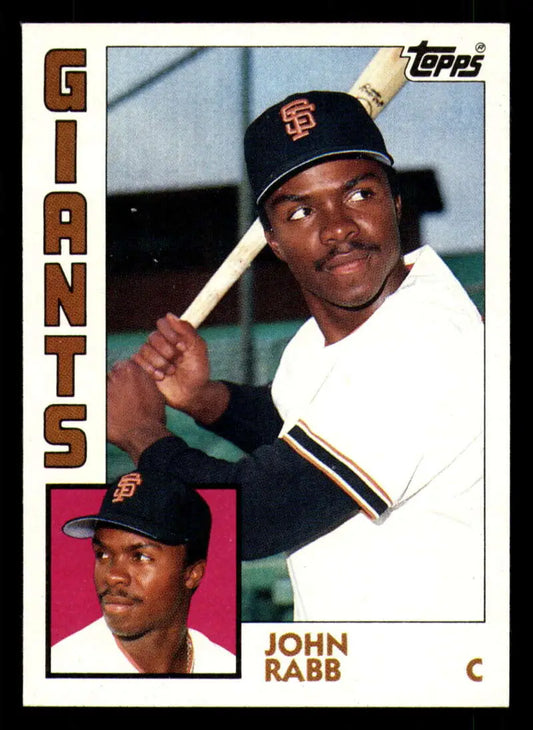 1984 Topps #228 John Rabb EX Excellent San Francisco Giants Baseball Card - Baseball Card Single