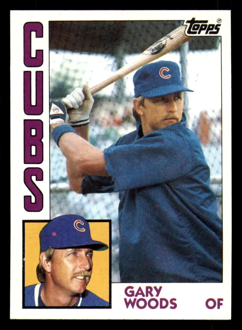 1984 Topps #231 Gary Woods EX Excellent Chicago Cubs Baseball Card - Baseball Card Single