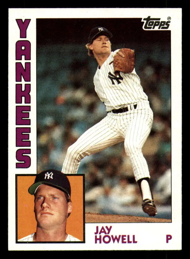 1984 Topps #239 Jay Howell EX Excellent New York Yankees Baseball Card - Baseball Card Single