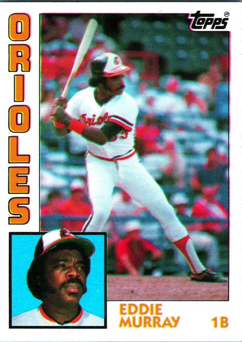 1984 Topps #240 Eddie Murray EX Excellent Baltimore Orioles Baseball Card - Baseball Card Single