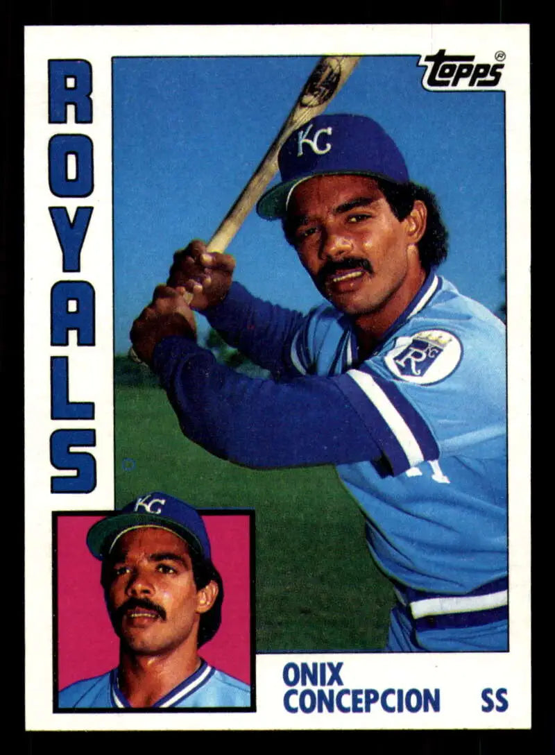 1984 Topps #247 Onix Concepcion EX Excellent Kansas City Royals Baseball Card - Baseball Card Single