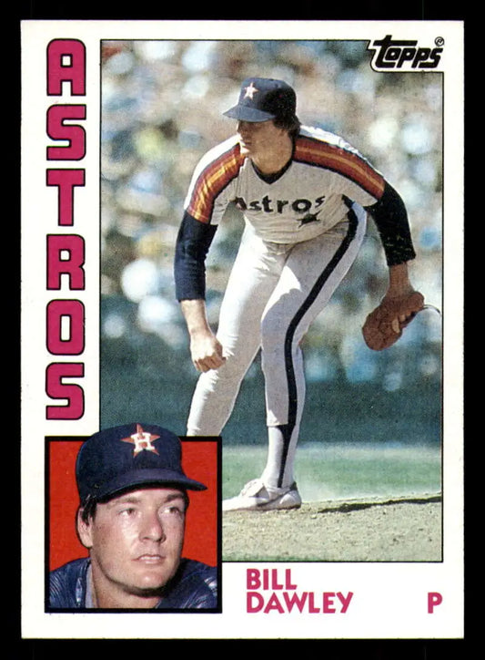 1984 Topps #248 Bill Dawley EX Excellent RC Rookie Houston Astros Baseball Card - Baseball Card Single