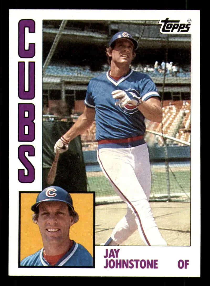 1984 Topps #249 Jay Johnstone EX Excellent Chicago Cubs Baseball Card - Baseball Card Single