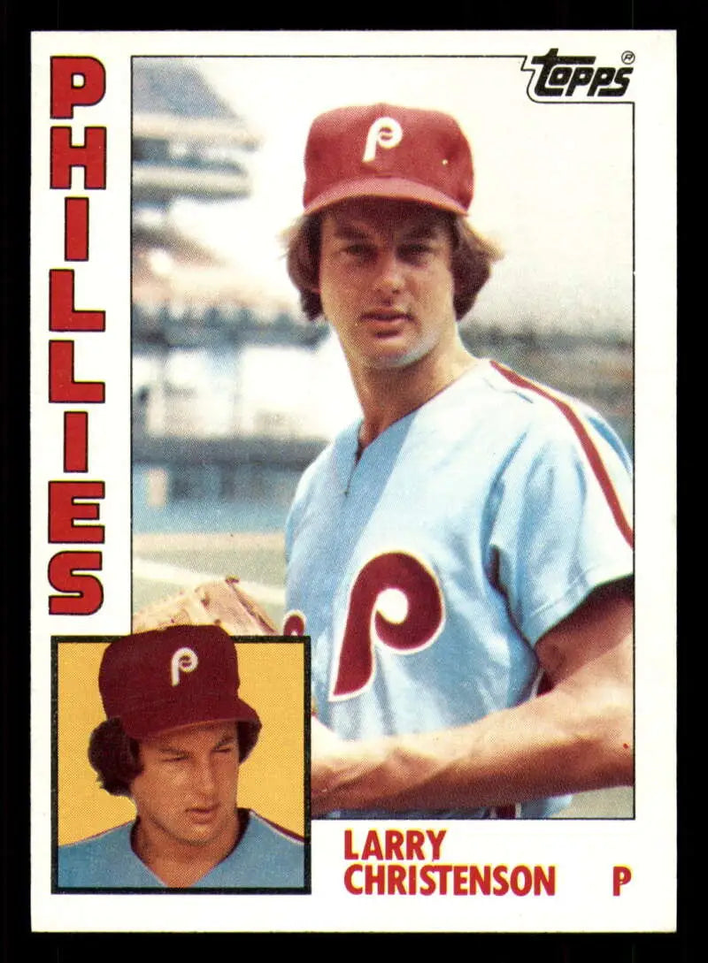 1984 Topps #252 Larry Christenson EX Excellent Philadelphia Phillies Baseball Card - Baseball Card Single