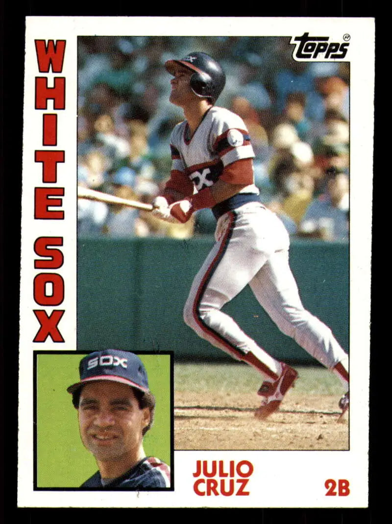 1984 Topps #257 Julio Cruz EX Excellent Chicago White Sox Baseball Card - Baseball Card Single