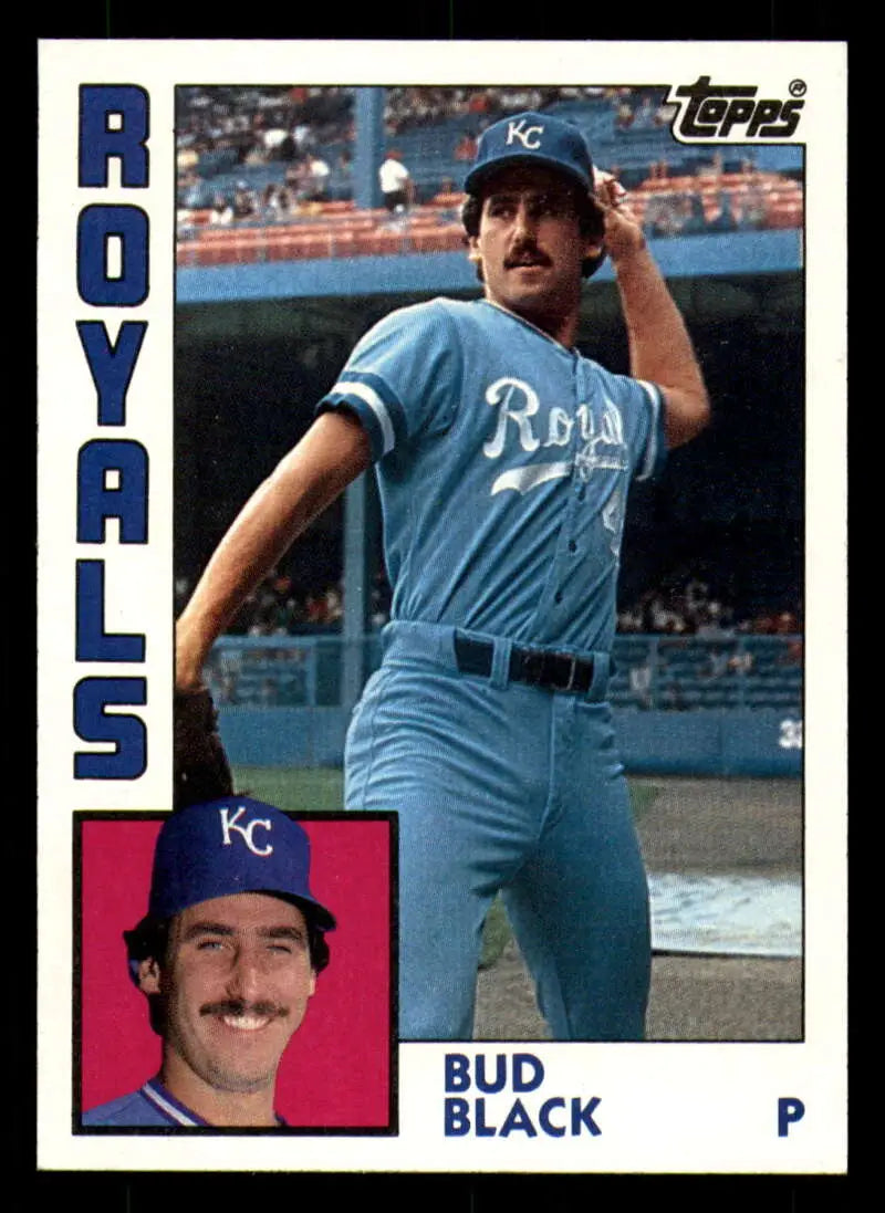 1984 Topps #26 Bud Black EX Excellent Kansas City Royals Baseball Card - Baseball Card Single