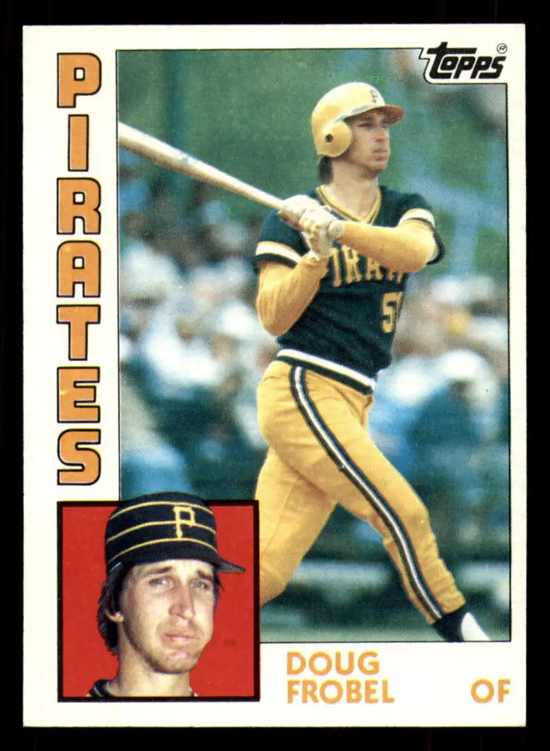 1984 Topps #264 Doug Frobel EX Excellent RC Rookie Pittsburgh Pirates Baseball Card - Baseball Card Single