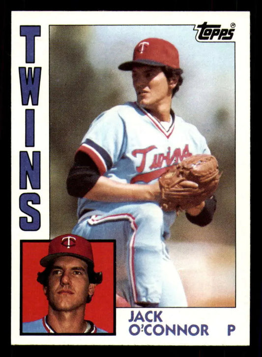 1984 Topps #268 Jack O’Connor EX Excellent Minnesota Twins Baseball Card - Baseball Card Single