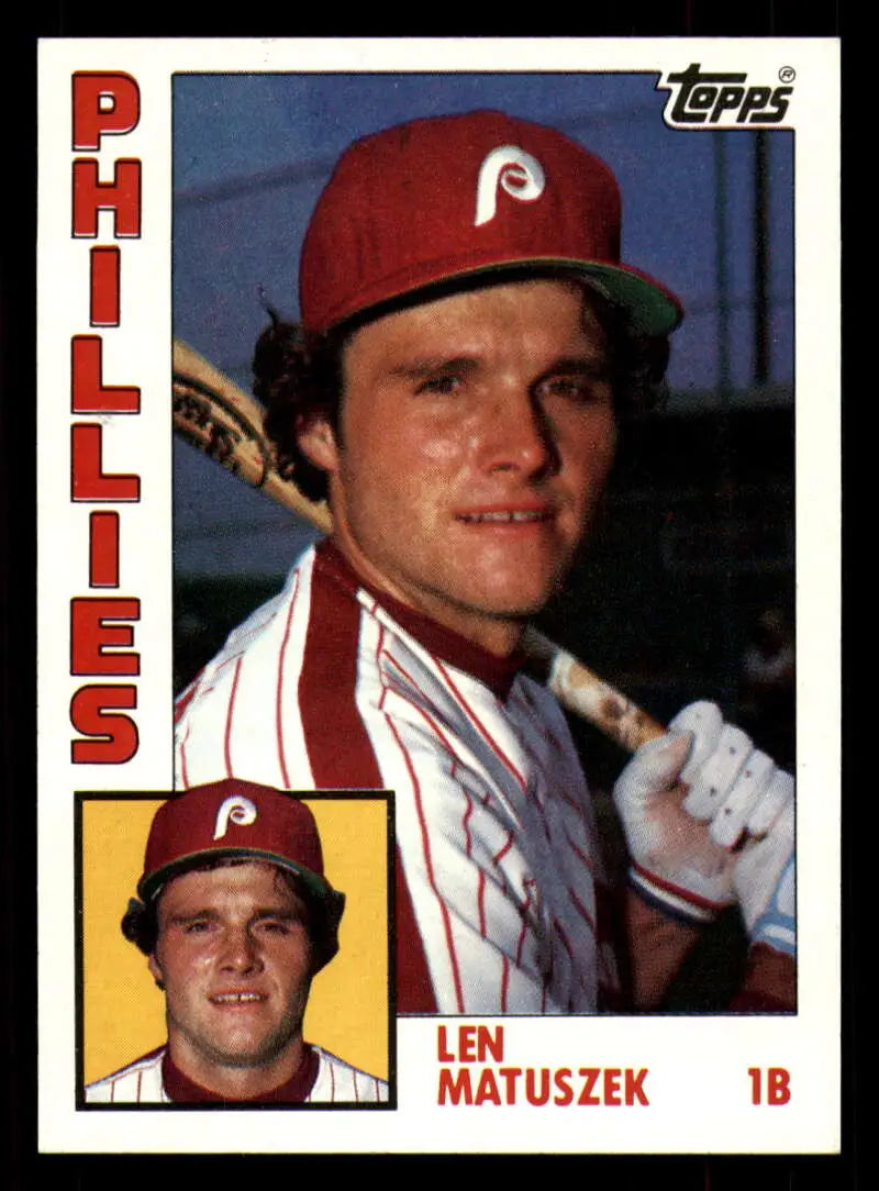 1984 Topps #275 Len Matuszek EX Excellent Philadelphia Phillies Baseball Card - Baseball Card Single