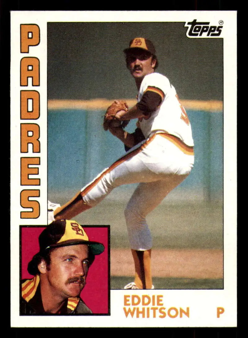 1984 Topps #277 Ed Whitson EX Excellent San Diego Padres Baseball Card - Baseball Card Single