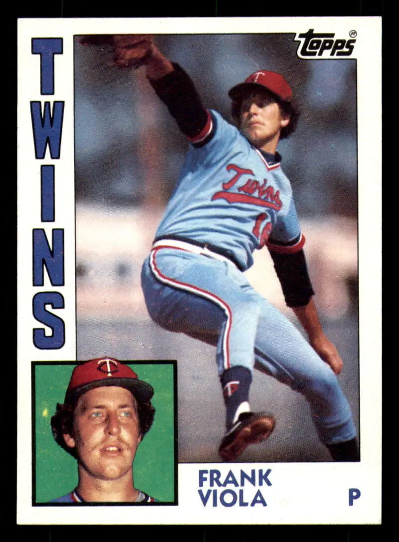 1984 Topps #28 Frank Viola EX Excellent Minnesota Twins Baseball Card - Baseball Card Single