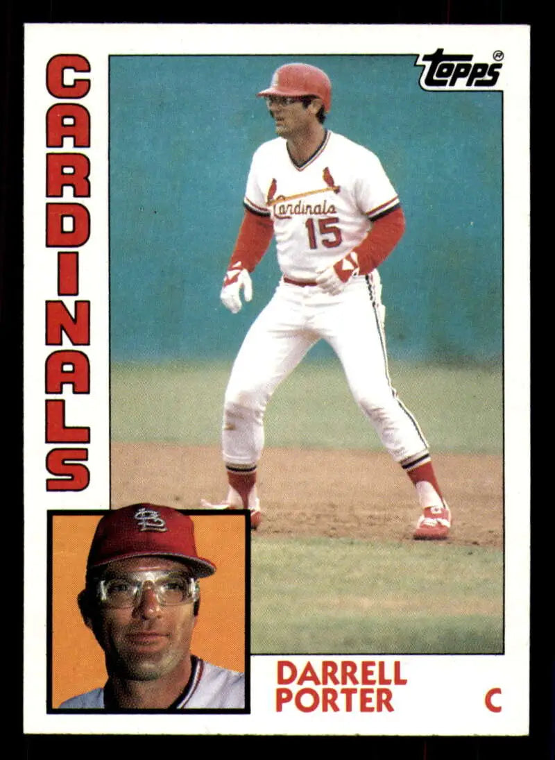 1984 Topps #285 Darrell Porter EX Excellent St. Louis Cardinals Baseball Card - Baseball Card Single