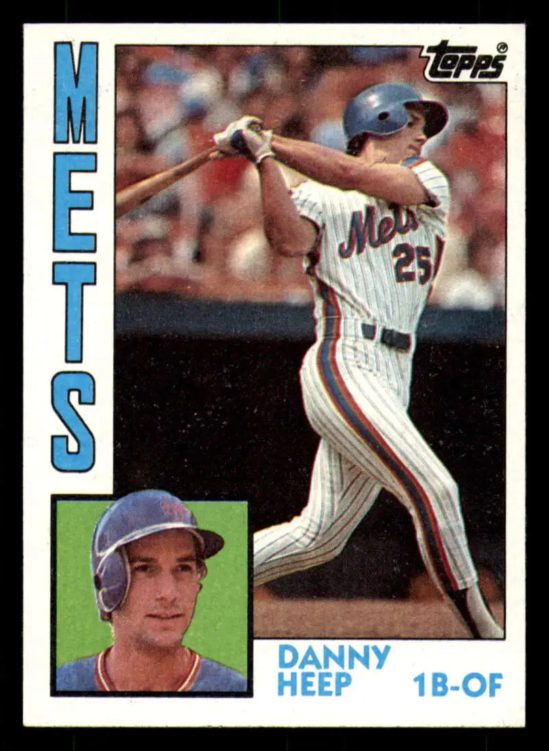 1984 Topps #29 Danny Heep EX Excellent New York Mets Baseball Card - Baseball Card Single