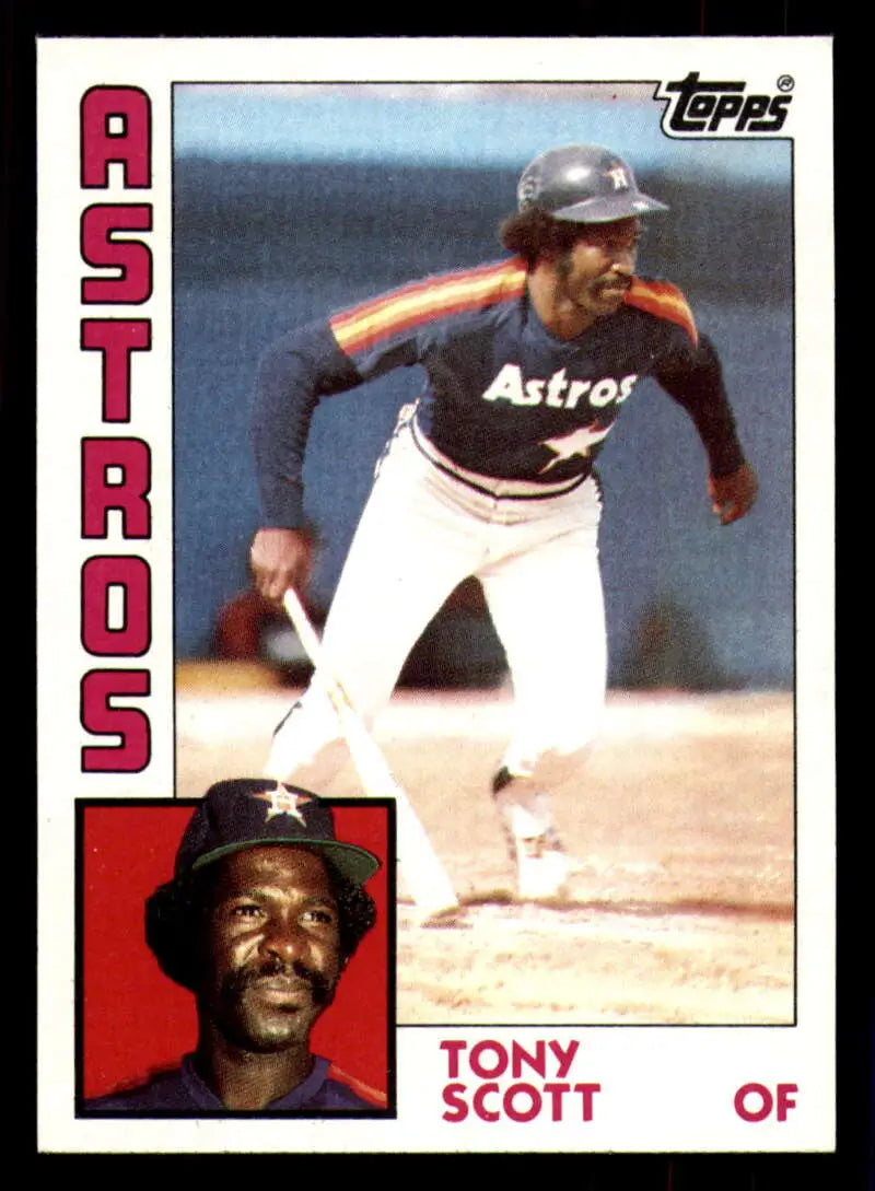 1984 Topps #292 Tony Scott EX Excellent Houston Astros Baseball Card - Baseball Card Single