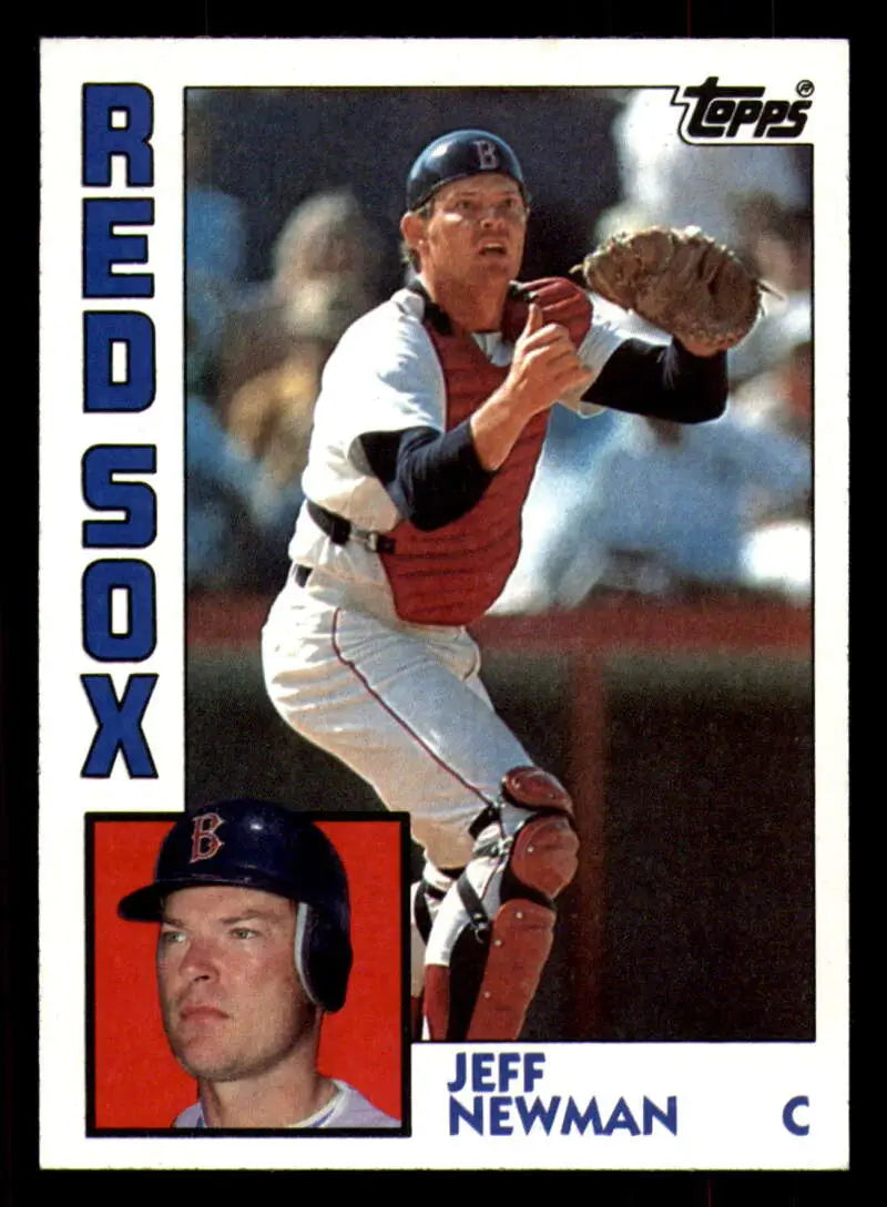 1984 Topps #296 Jeff Newman EX Excellent Boston Red Sox Baseball Card - Baseball Card Single