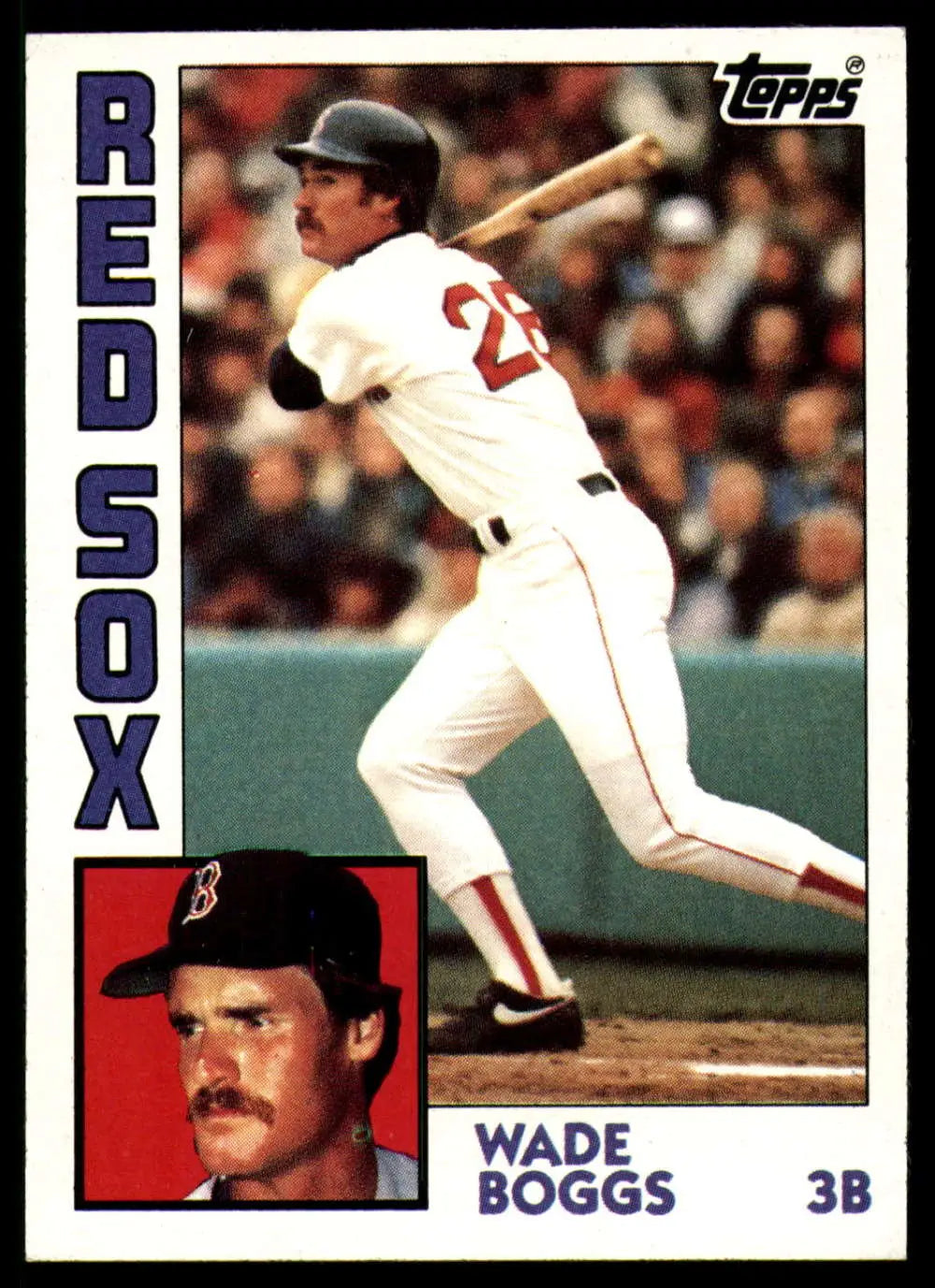 1984 Topps #30 Wade Boggs EX Excellent Boston Red Sox Baseball Card - Baseball Card Single