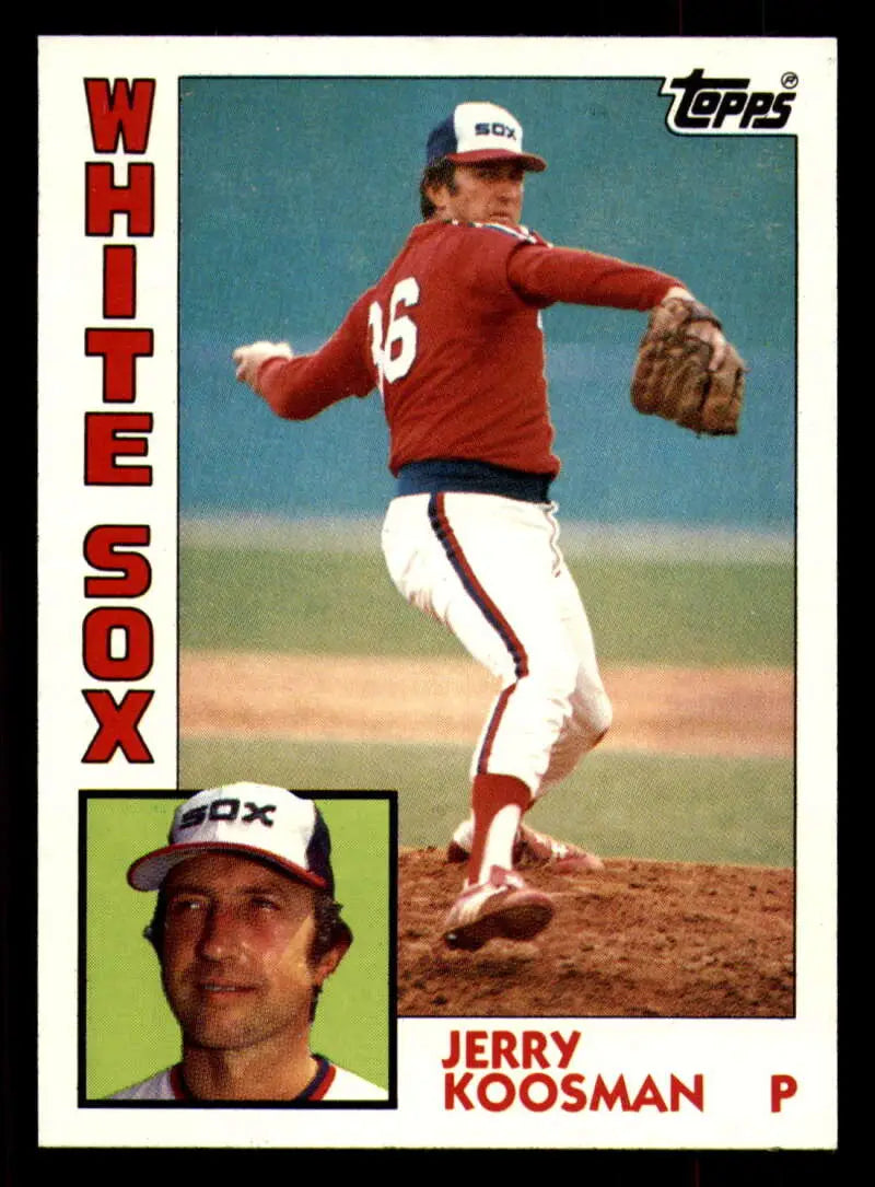 1984 Topps #311 Jerry Koosman EX Excellent Chicago White Sox Baseball Card - Baseball Card Single