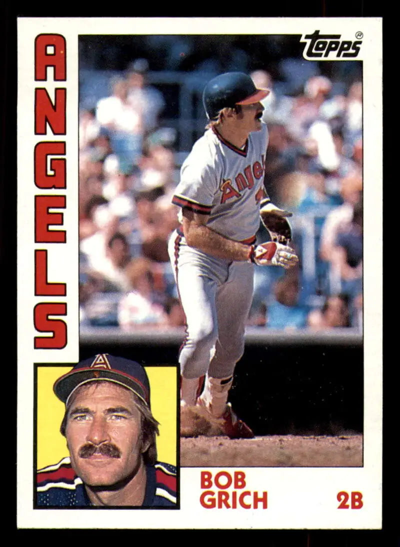 1984 Topps #315 Bobby Grich EX Excellent California Angels Baseball Card - Baseball Card Single