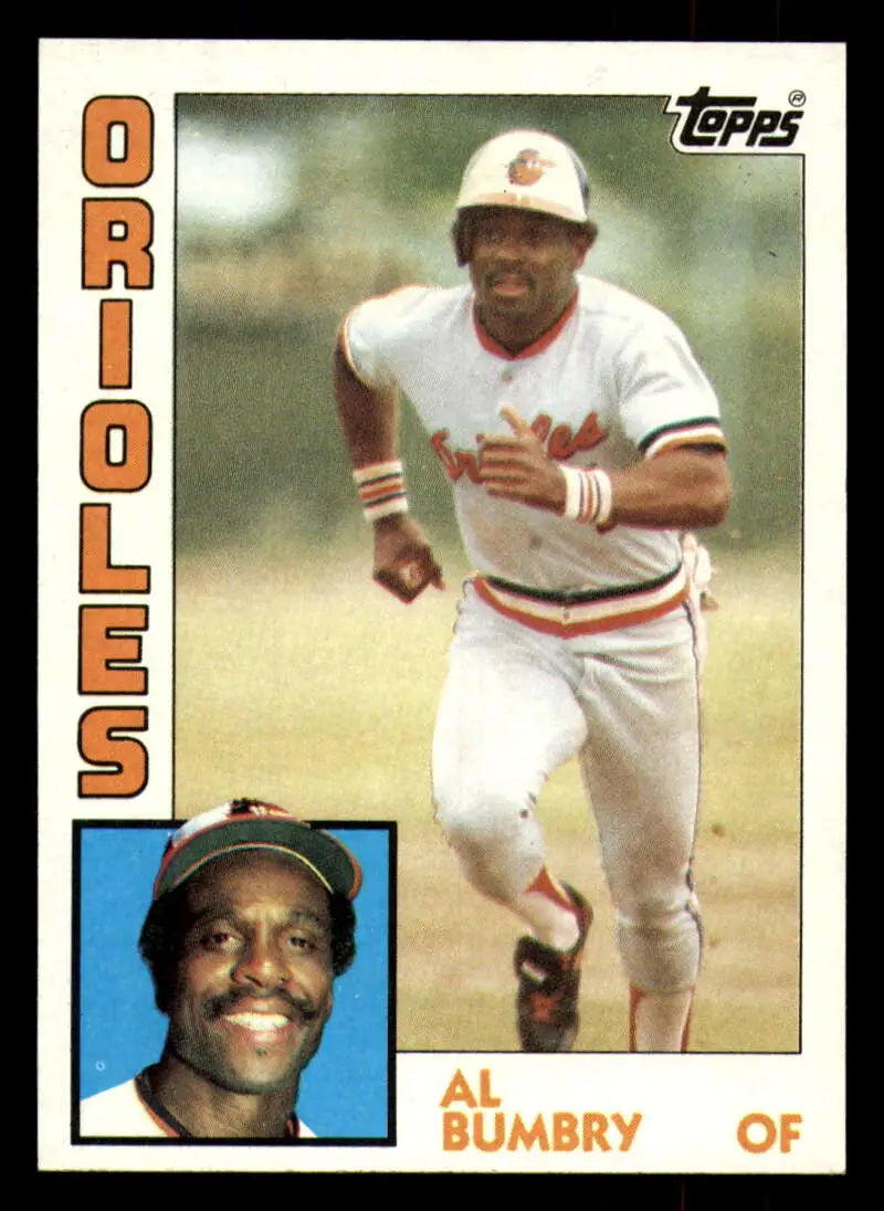 1984 Topps #319 Al Bumbry EX Excellent Baltimore Orioles Baseball Card - Baseball Card Single